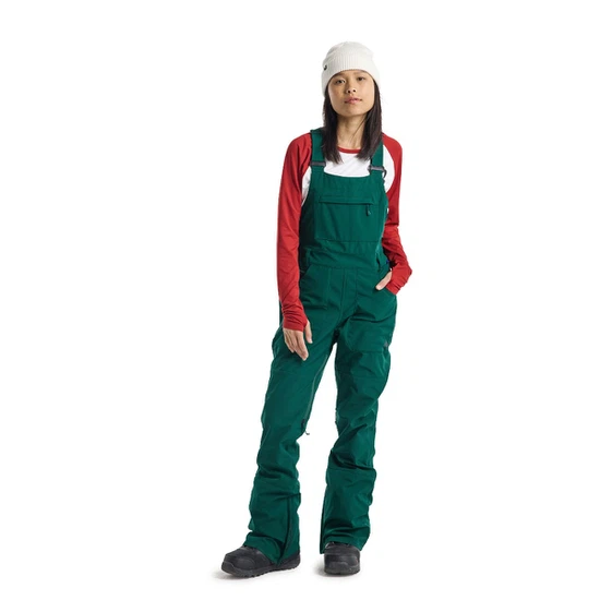 Damskie Spodnie Snowboardowe Burton Avalon Bib Softshell (Botanical Garden) FW23_1 thumbnail