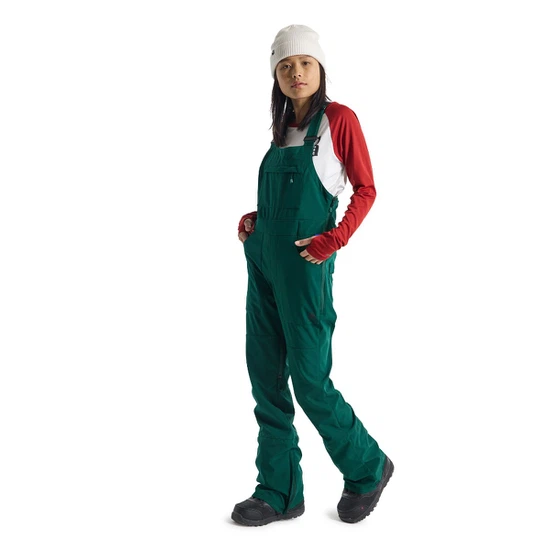 Damskie Spodnie Snowboardowe Burton Avalon Bib Softshell (Botanical Garden) FW23_2 thumbnail