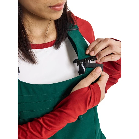 Damskie Spodnie Snowboardowe Burton Avalon Bib Softshell (Botanical Garden) FW23_4