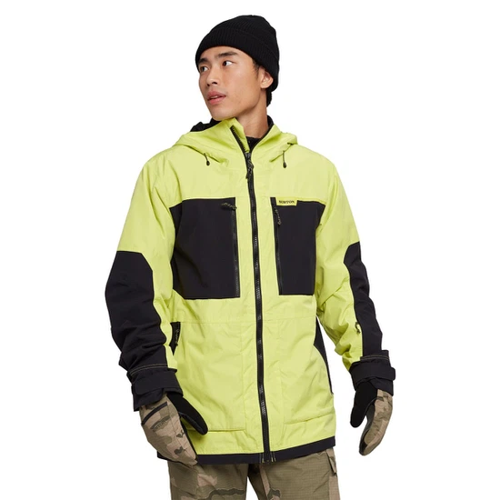 Kurtka Snowboardowa Burton Frostner (Limeade/True Black) FW21_3