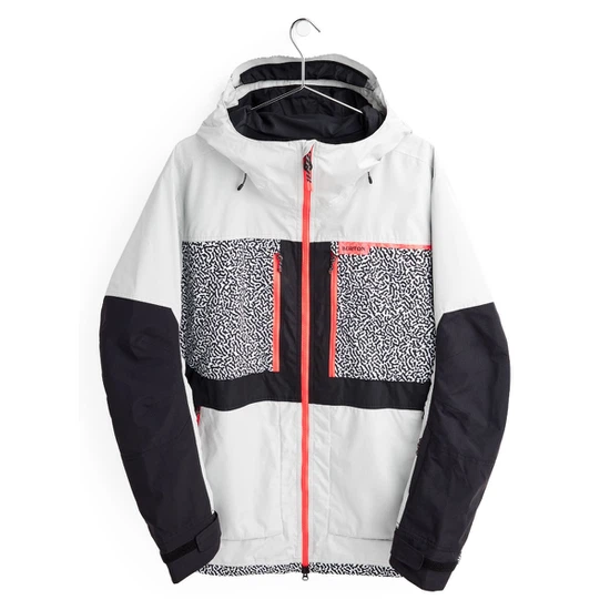 Kurtka Snowboardowa Burton Frostner (Lunar Gray/PJ Print/True Black) FW22 _1