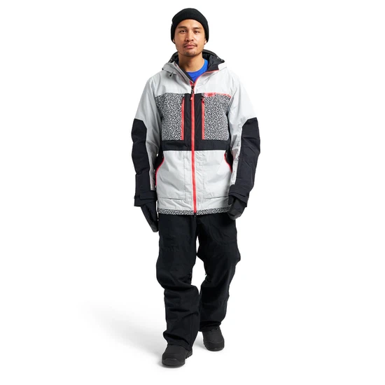 Kurtka Snowboardowa Burton Frostner (Lunar Gray/PJ Print/True Black) FW22 _2 thumbnail