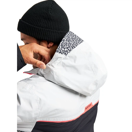 Kurtka Snowboardowa Burton Frostner (Lunar Gray/PJ Print/True Black) FW22 _5