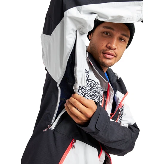 Kurtka Snowboardowa Burton Frostner (Lunar Gray/PJ Print/True Black) FW22 _7 thumbnail