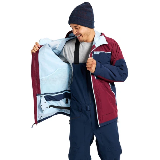 Kurtka Snowboardowa Burton Frostner (Mulled Berry/Dress Blue) FW22 _9 thumbnail