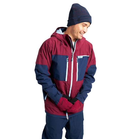 Kurtka Snowboardowa Burton Frostner (Mulled Berry/Dress Blue) FW22 _1