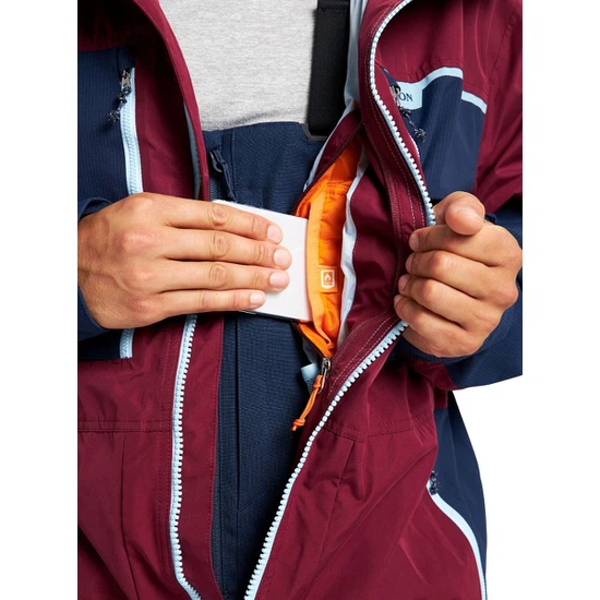 Kurtka Snowboardowa Burton Frostner (Mulled Berry/Dress Blue) FW22 _6