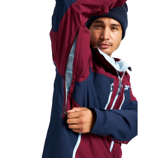 Kurtka Snowboardowa Burton Frostner (Mulled Berry/Dress Blue) FW22 _7