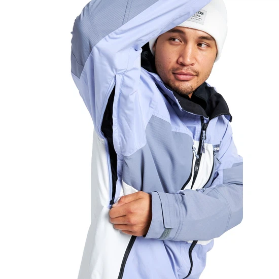 Kurtka Snowboardowa Burton Frostner (Foxglove Violet/Folkstone Gray/Stout White) FW22 _7 thumbnail