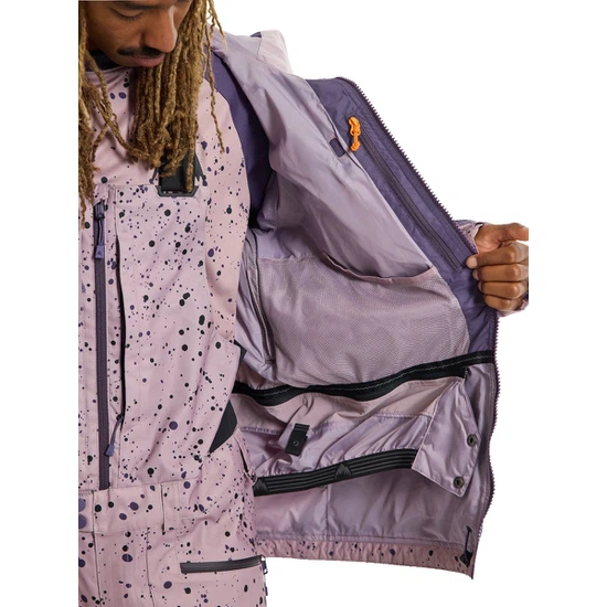 Kurtka Snowboardowa Burton Frostner (Violet Halo/Elderberry Spatter) FW23_8