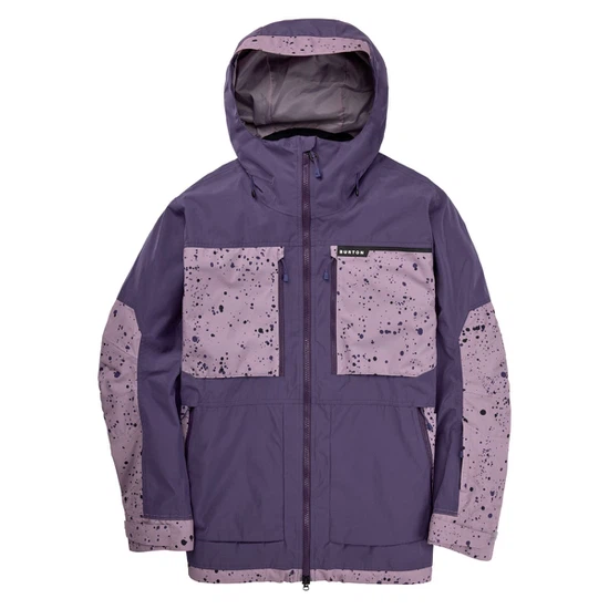 Kurtka Snowboardowa Burton Frostner (Violet Halo/Elderberry Spatter) FW23_9 thumbnail