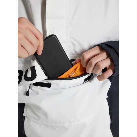 Kurtka Snowboardowa Burton Frostner Anorak (Stout White/True Black) FW24_6 thumbnail