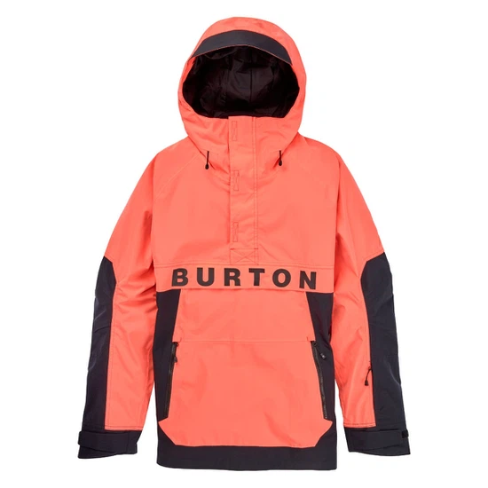 Kurtka Snowboardowa Burton Frostner Anorak (Tetra Orange/True Black) FW23_9 thumbnail