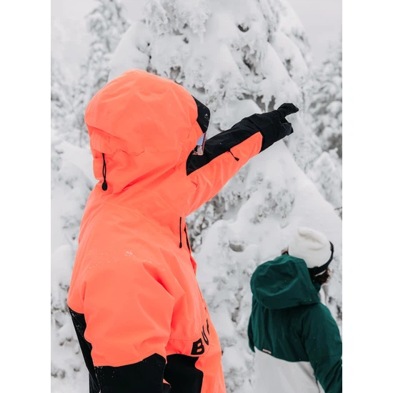 Kurtka Snowboardowa Burton Frostner Anorak (Tetra Orange/True Black) FW23_4