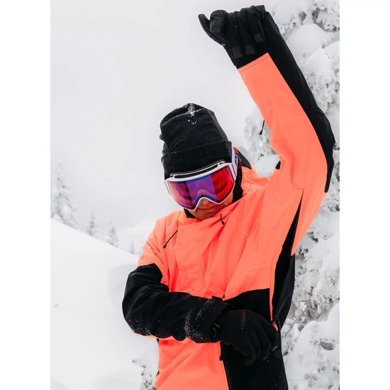 Kurtka Snowboardowa Burton Frostner Anorak (Tetra Orange/True Black) FW23_7 thumbnail
