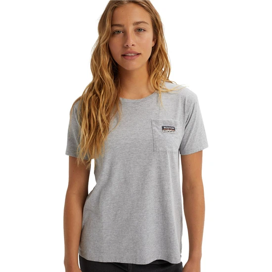 Damska Koszulka Burton Classic (Gray Heather) SS21_1