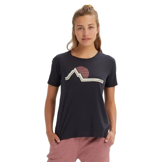 Damska Koszulka Burton Classic Retro (True Black) SS21_2 thumbnail