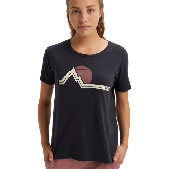 Damska Koszulka Burton Classic Retro (True Black) SS21_4 thumbnail