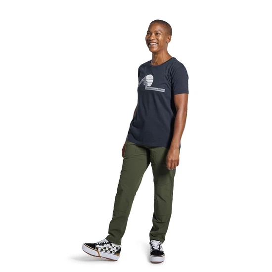 Damska Koszulka Burton Classic Retro (True Black) FW24_4