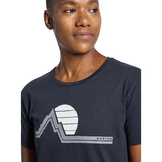 Damska Koszulka Burton Classic Retro (True Black) FW24_3