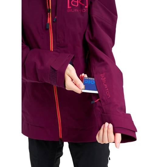 Damska Kurtka Snowboardowa Burton AK GORE-TEX 3L Kimmy (Wild Berry) FW21_7
