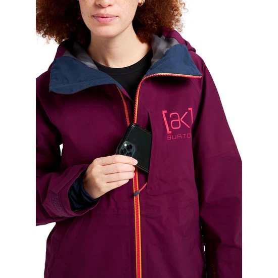 Damska Kurtka Snowboardowa Burton AK GORE-TEX 3L Kimmy (Wild Berry) FW21_8 thumbnail