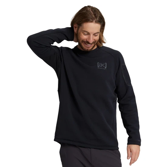 Bluza Aktywna Burton AK Baker Power Stretch® Crew (True Black) FW23_1