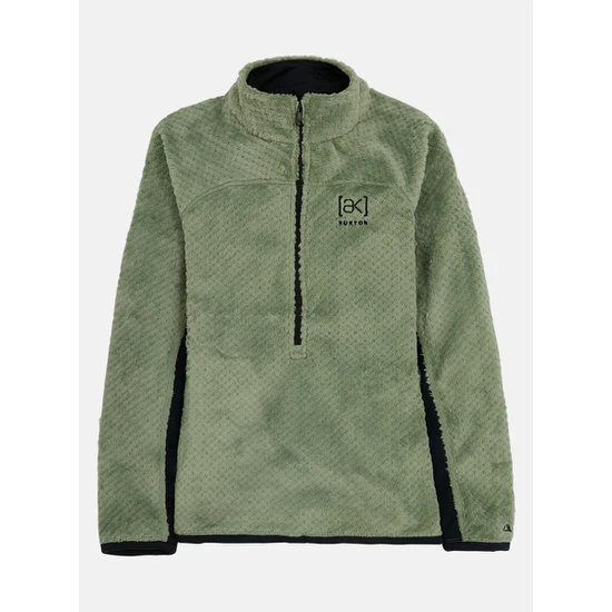 Damska Bluza Aktywna Burton AK Baker High Loft Quarter-Zip (Hedge Green) FW24_5 thumbnail