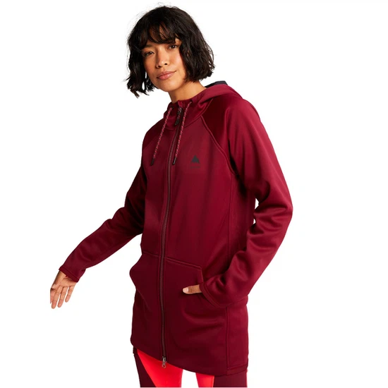 Damska Bluza Aktywna Burton Crown Weatherproof Long FZ (Mulled Berry) FW22_1