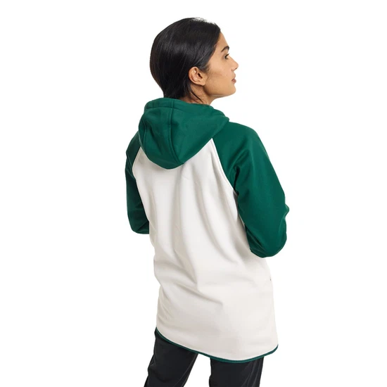 Damska Bluza Aktywna Burton Crown Weatherproof Long FZ (Botanical Garden/Stout White) FW23_4