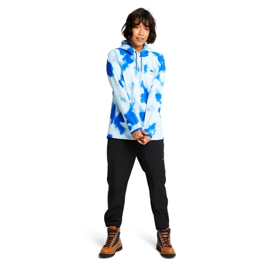 Damska Bluza Aktywna Burton Crown Weatherproof PO (Cobalt Abstract Dye) FW22_3