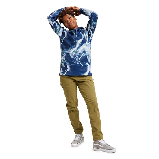 Damska Bluza Aktywna Burton Crown Weatherproof PO (Dress Blue Maalavidaa) SS22_2