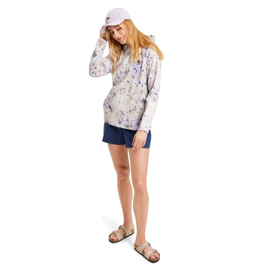 Damska Bluza Aktywna Burton Crown Weatherproof PO (Opal Bleached Floral) SS22_3