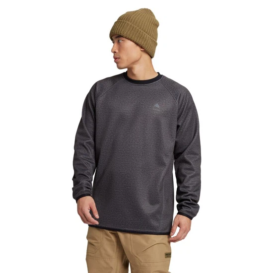 Bluza Aktywna Burton Crown Weatherproof Crew (True Black Heather) FW25_1 thumbnail