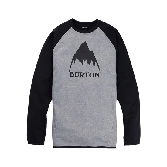 Bluza Aktywna Burton Crown Weatherproof Crew (Gray Heather/True Black) FW25_5