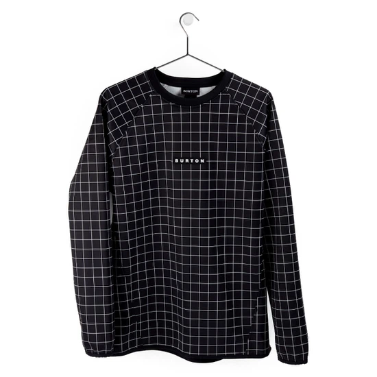 Bluza Aktywna Burton Crown Weatherproof Crew (True Black Performer Plaid) FW22_1 thumbnail