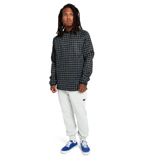 Bluza Aktywna Burton Crown Weatherproof Crew (True Black Performer Plaid) FW22_3