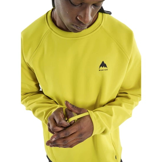 Bluza Aktywna Burton Crown Weatherproof Crew (Sulfur) FW24_4 thumbnail