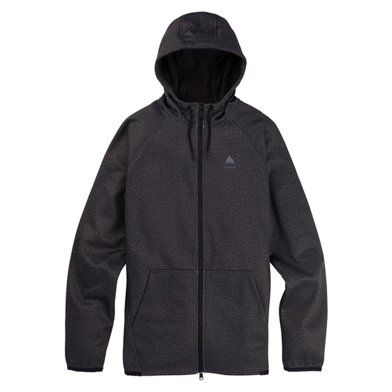 Bluza Aktywna Burton Crown Weatherproof FZ (True Black Heather) FW24_5