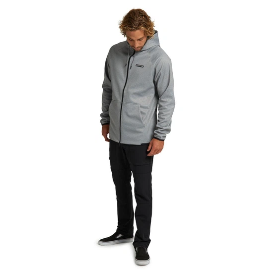 Bluza Aktywna Burton Crown Weatherproof FZ (Gray Heather) SS21_4 thumbnail