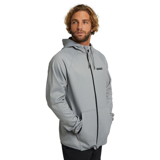 Bluza Aktywna Burton Crown Weatherproof FZ (Gray Heather) SS21_1 thumbnail
