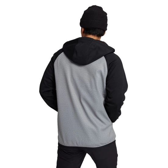 Bluza Aktywna Burton Crown Weatherproof FZ (Gray Heather/True Black) FW25_2