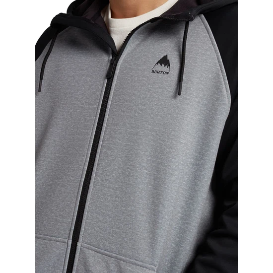 Bluza Aktywna Burton Crown Weatherproof FZ (Gray Heather/True Black) FW25_3 thumbnail