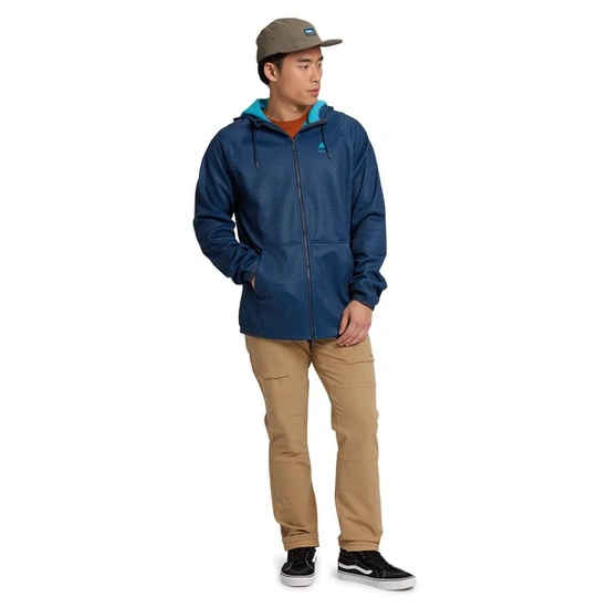 Bluza Aktywna Burton Crown Weatherproof FZ (Dress Blue Heather) FW21_3