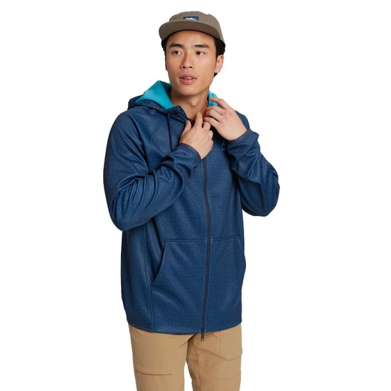 Bluza Aktywna Burton Crown Weatherproof FZ (Dress Blue Heather) FW21_1