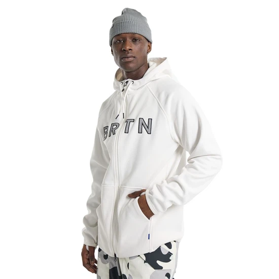 Bluza Aktywna Burton Crown Weatherproof FZ (Stout White) FW25_1
