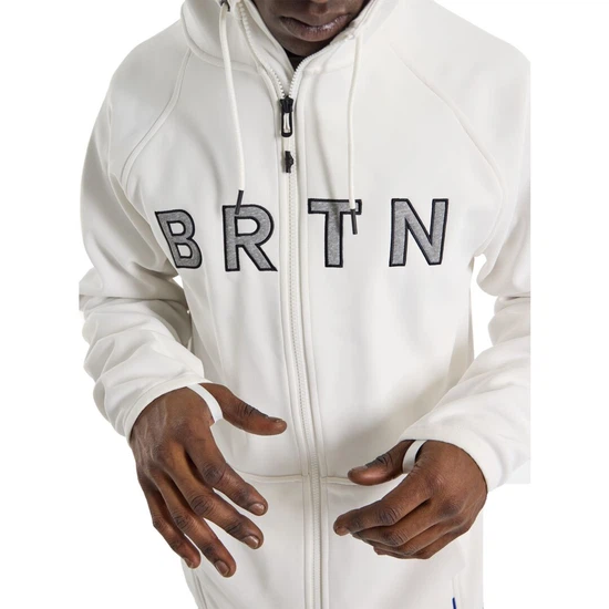 Bluza Aktywna Burton Crown Weatherproof FZ (Stout White) FW25_4