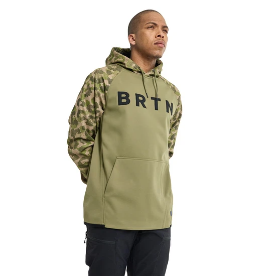 Bluza Aktywna Burton Crown Weatherproof PO (Martini Olive/Felidae) FW23_3 thumbnail