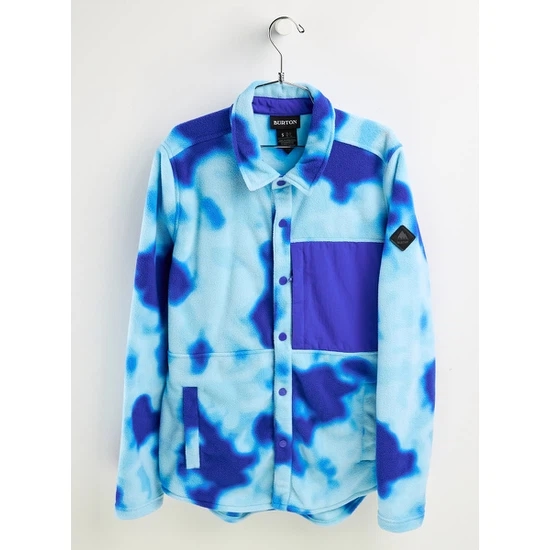 Damska Bluza Aktywna Burton Hearth Snap Up Fleece (Cobalt Abstract Dye) FW22_5