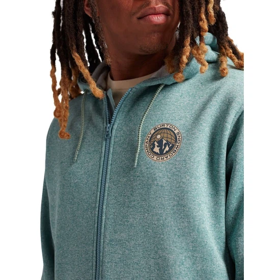 Bluza Aktywna Burton Oak Seasonal FZ (Trellis Heather) FW21_5 thumbnail